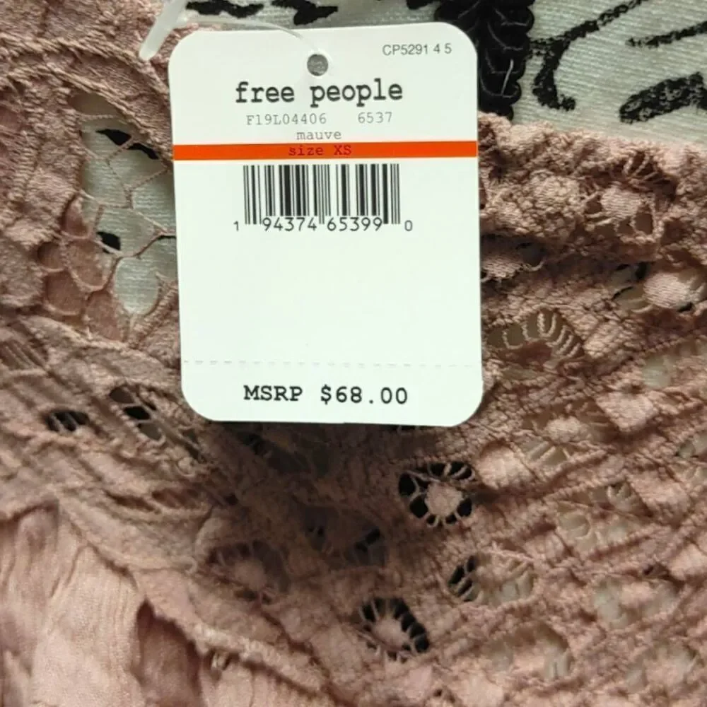 Free People Adella Cami in Mauve Sz XS - Picture 4 of 5